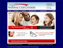 Tablet Screenshot of nationalcashlenders.com